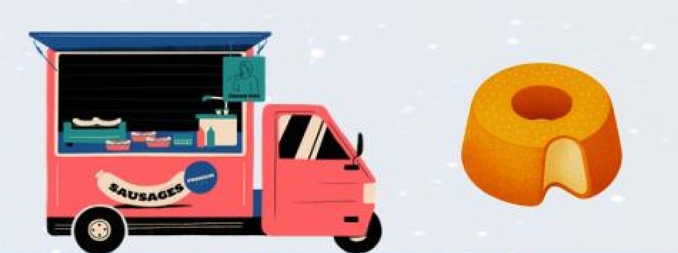キッチンカーイラスト