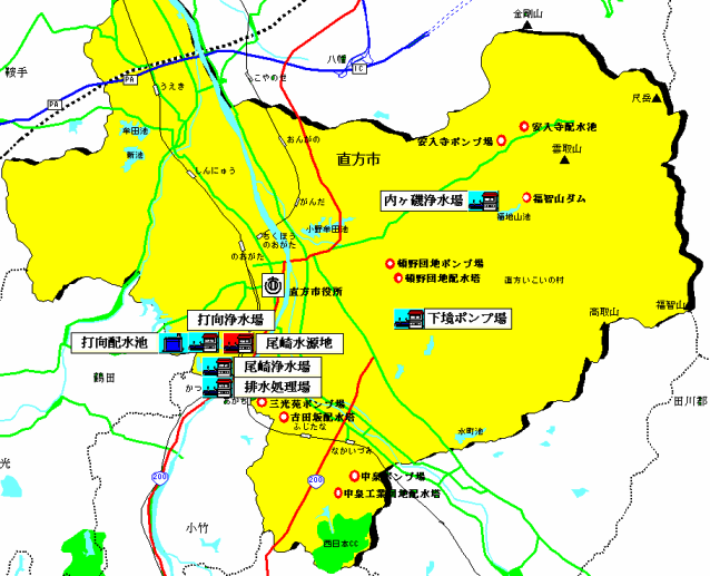 水道施設全図