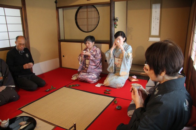 高取焼大茶会の様子
