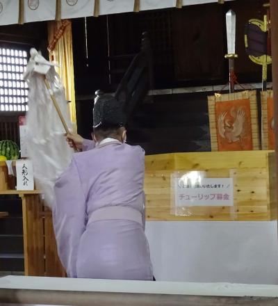 祈願の様子
