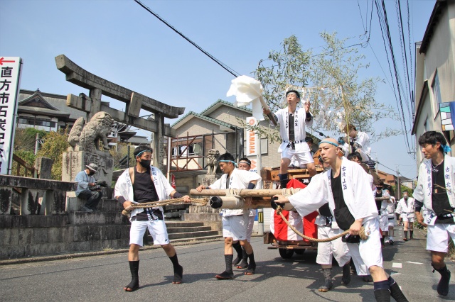 古町北区の笹山笠