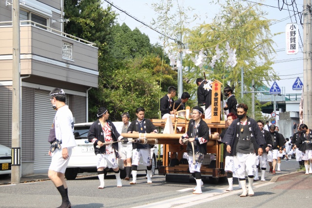 多賀区の笹山笠