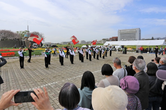 高校生による吹奏楽演奏