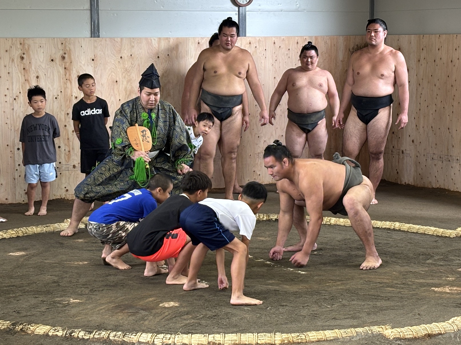 相撲教室のようす