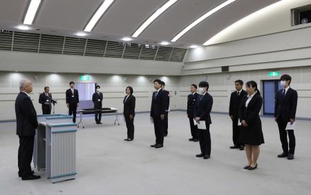 辞令交付式の様子