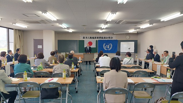 挨拶をする大塚市長