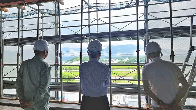 福智山の眺望が眺められる予定