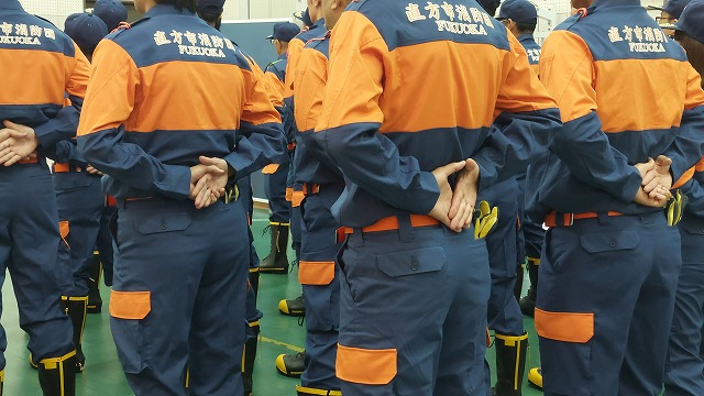 使命をと誇りを胸に消防活動を行います