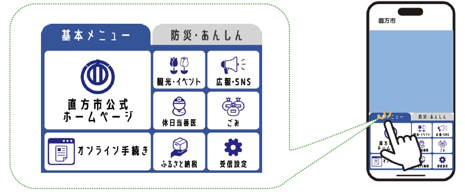 基本メニュー