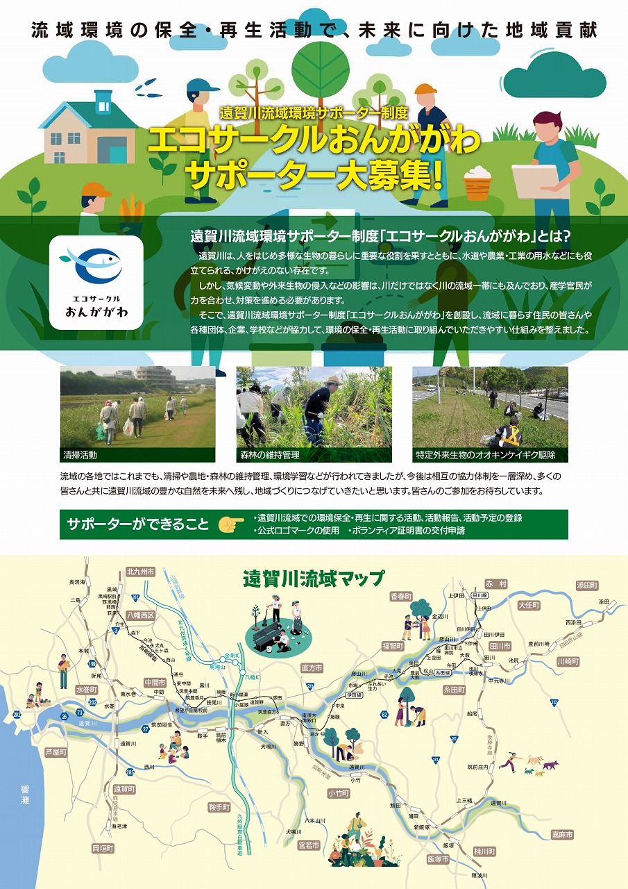 エコサークルおんががわのチラシ画像