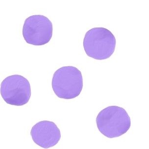 紫の水玉イラスト