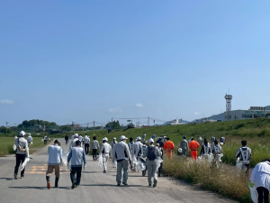 清掃の様子の写真2番目。