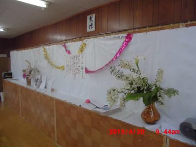 参加者の作品が、皆さんを出迎えます。