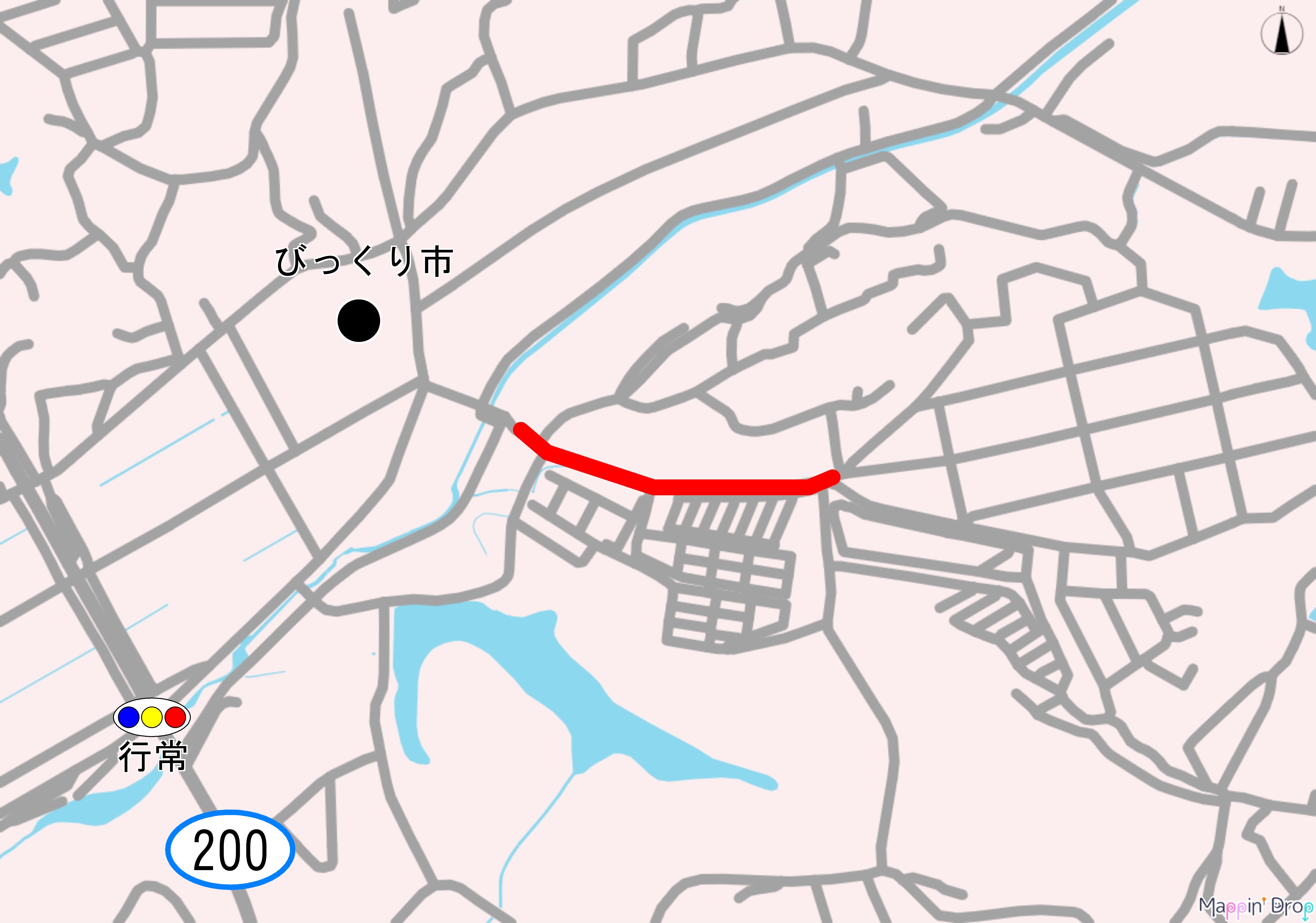 感田地内の工事箇所